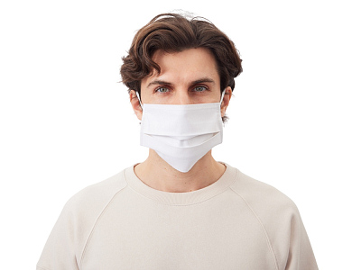 Маска для лица многоразовая из хлопка