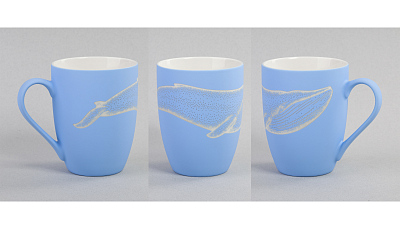 Кружка "Trend", покрытие soft touch, голубой