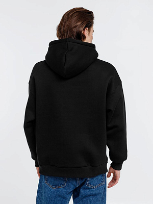 Худи оверсайз унисекс Go Easy, черное