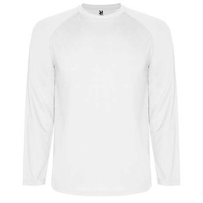 Спортивная футболка MONTECARLO L/S мужская, БЕЛЫЙ S (Белый)