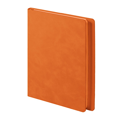 Ежедневник недатированный Solas, формат А5, с магнитом, оранжевый, кремовый блок в линейку