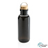 Бутылка для воды из rPET GRS с крышкой из бамбука FSC, 680 мл - Фото 1