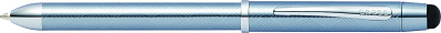 Многофункциональная ручка Cross Tech3+. Цвет - серо-голубой (Серый)