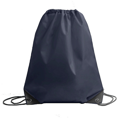 Рюкзак мешок с укреплёнными уголками BY DAY , 35*41 см, полиэстер 210D (Темно-синий)