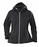 Куртка софтшелл женская Hang Gliding, черная - Фото 1