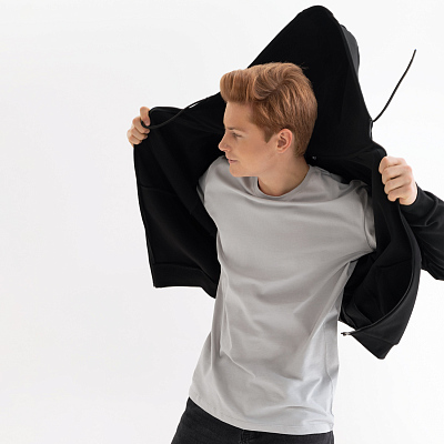 Футболка унисекс KRIS, 150 гр., светло-серая, размер XXL