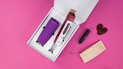 Набор "Латте", фиолетовый