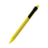 Ручка пластиковая с текстильной вставкой Kan, желтая - Фото 1