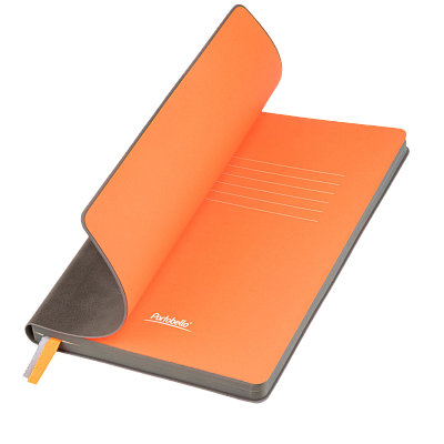 Ежедневник Вояж (Voyage) недатированный, серый (Серый, оранжевый, бежевый)