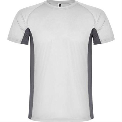 Спортивная футболка SHANGHAI мужская, БЕЛЫЙ/ТЕМНЫЙ ГРАФИТ L (Белый/Темный графит)