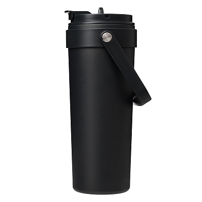 Термокружка вакуумная Соло (Solo), черная