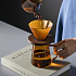 Кофейный набор Amber Coffee Maker Set, оранжевый с черным - Фото 10