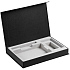 Коробка Silk с ложементом под ежедневник 10x16 см, аккумулятор и ручку, черная - Фото 2