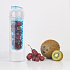 Бутылка для воды "Fruits" 700 мл с емкостью для фруктов, синий/прозрачный - Фото 2