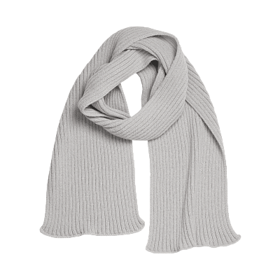 Шарф Форгес (Forges) вязаный, серый