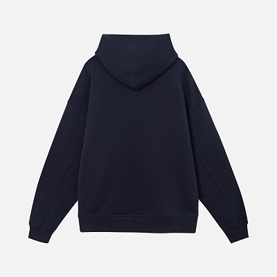 Худи оверсайз унисекс FUSION, темно-синий