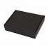 Коробка подарочная, внешний размер 18,5х14,5х3,8см, картон, самосборная, черная - Фото 1