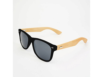 Солнцезащитные очки EDEN с дужками из натурального бамбука (Черный)