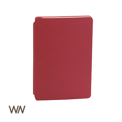 Ежедневник недатированный "Альба", формат А5, гибкая обложка  (Красный)