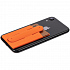 Чехол для карты на телефон Carver, оранжевый - Фото 4