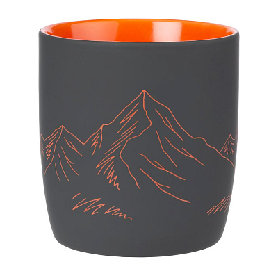 Кружка Surprise Touch с покрытием софт-тач, оранжевая