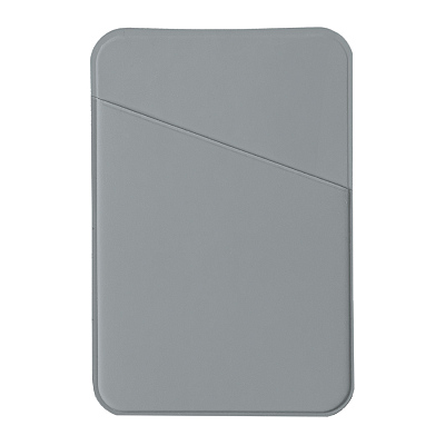 Чехол для карты на телефон Simply, самоклеящийся 65 х 97 мм, серый, PU 