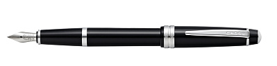 Перьевая ручка Cross Bailey Light Black, перо ультратонкое XF (Черный)