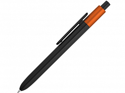 Ручка пластиковая шариковая KIWU METALLIC (Оранжевый)