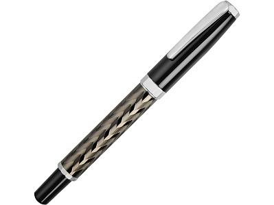 Ручка-роллер (Черный/серебристый)