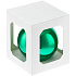 Елочный шар Finery Gloss, 10 см, глянцевый зеленый - Фото 3