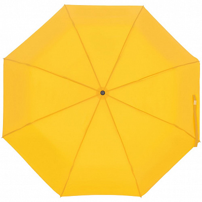 Зонт складной Manifest Color со светоотражающим куполом  (Желтый)