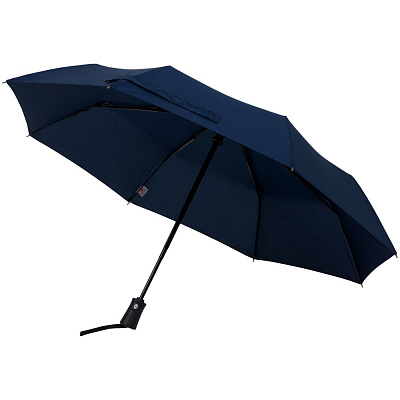 Складной зонт Fiber Magic Superstrong, темно-синий (Тёмно-синий)