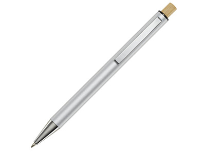Ручка шариковая из переработанного алюминия Cyrus (Серебристый)