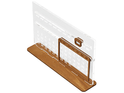 Вечный календарь из акрила Evermore