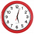 Часы настенные "ПРОМО" разборные ; красный, D28,5 см; пластик - Фото 2