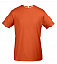 Футболка мужская с контрастной отделкой Madison 170, оранжевый/белый - Фото 1