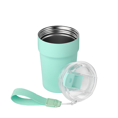 Термокружка вакуумная Монако (Monaco), аква