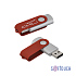 Флеш-карта "Vostok", объем памяти 16GB, покрытие soft touch#, красный - Фото 1