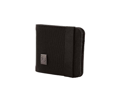 Бумажник VICTORINOX Bi-Fold Wallet на молнии чёрный нейлон 800D 11x1x10 см