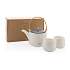 Набор керамический чайник Ukiyo с чашками - Фото 2