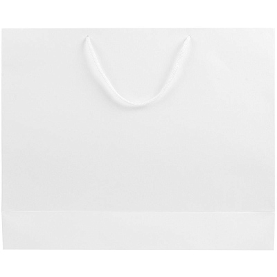 Пакет бумажный «Блеск», большой, белый