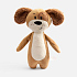 Мягкая игрушка Beastie Toys, собачка с белым шарфом - Фото 2