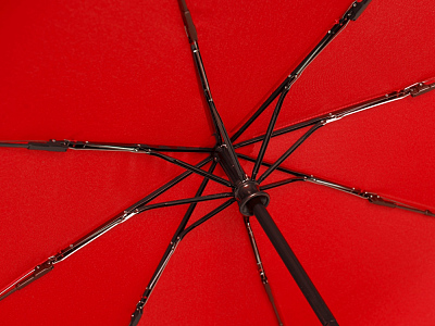 Зонт-автомат Reviver с куполом из переработанного пластика