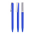 Ручка шариковая "Clive", синий, покрытие soft touch, синий с серебристым - Фото 2