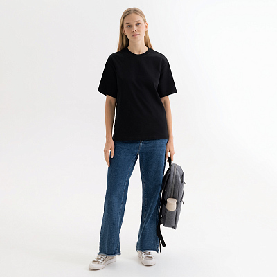 Футболка унисекс RUST, 100% хлопок, 240 гр., черная, размер S