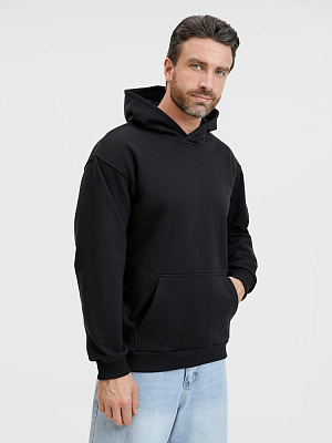 Худи унисекс оверсайз Songo, черное