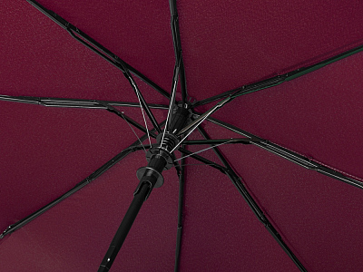 Зонт-полуавтомат складной Roof с куполом из переработанного пластика