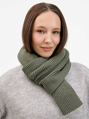 Шарф Catch Match, зеленый (полынь)