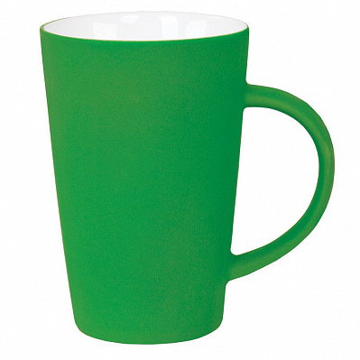Кружка "Tioman" с прорезиненным покрытием (Зеленый)