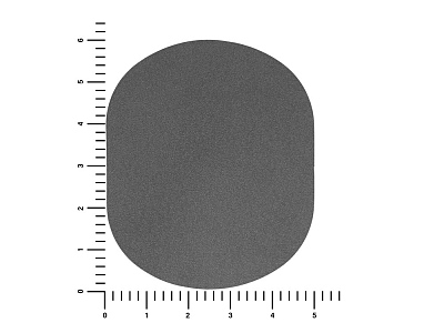 Патч Овал, nubuk